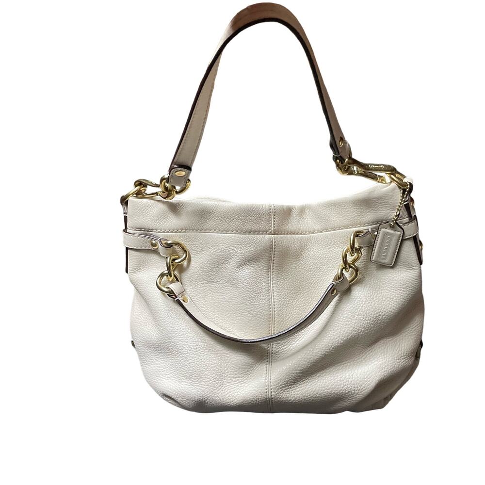 Coach Brooke Off White Cream Gold Hardware
Convertible Shoulder Hobo Bag
